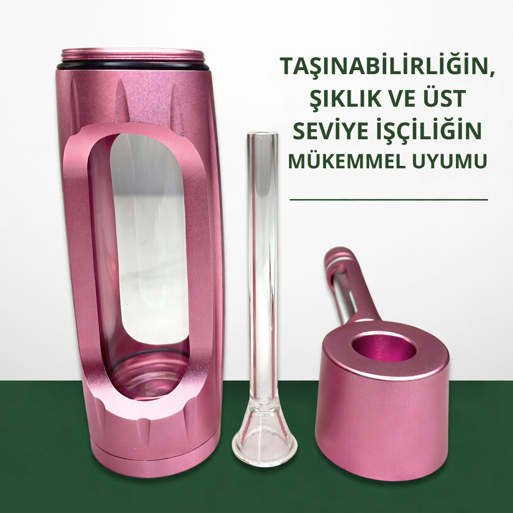 Pufgo Alüminyum & Cam Su Şişesi