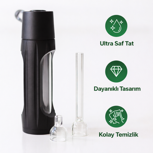 Pufgo Alüminyum & Cam Su Şişesi