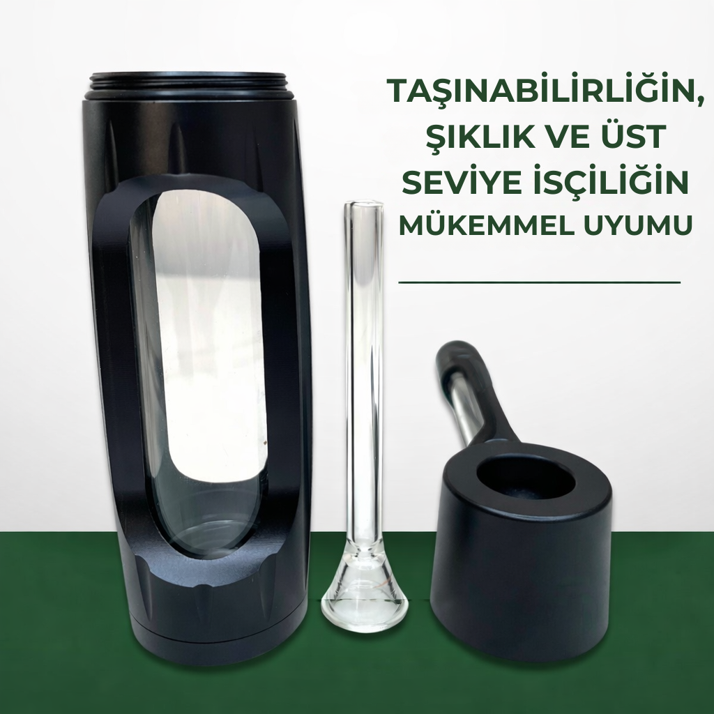 Pufgo Alüminyum & Cam Su Şişesi