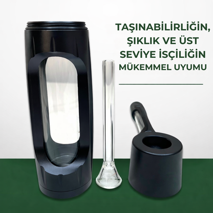 Pufgo Alüminyum & Cam Su Şişesi