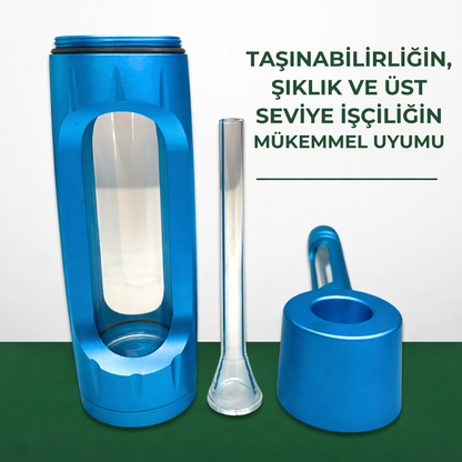 Pufgo Alüminyum & Cam Su Şişesi